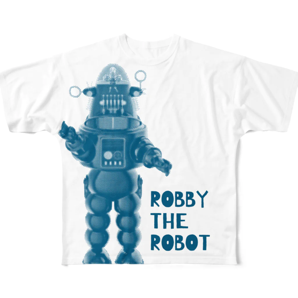 stereovisionのロビーザロボット フルグラフィックTシャツ