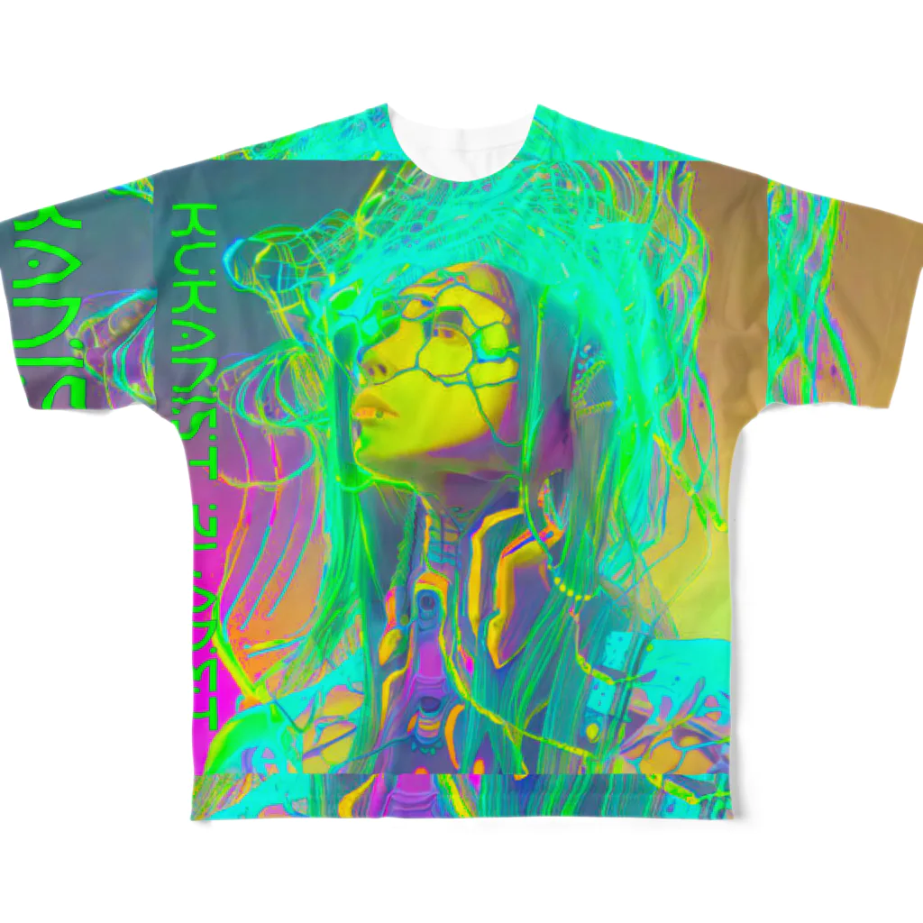 Aimurist のKUKANIST PLANET WOMEN  All-Over Print T-Shirt