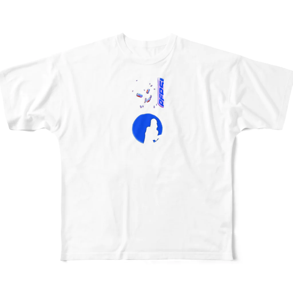 bxxr__の"pepsi girl" フルグラフィックTシャツ