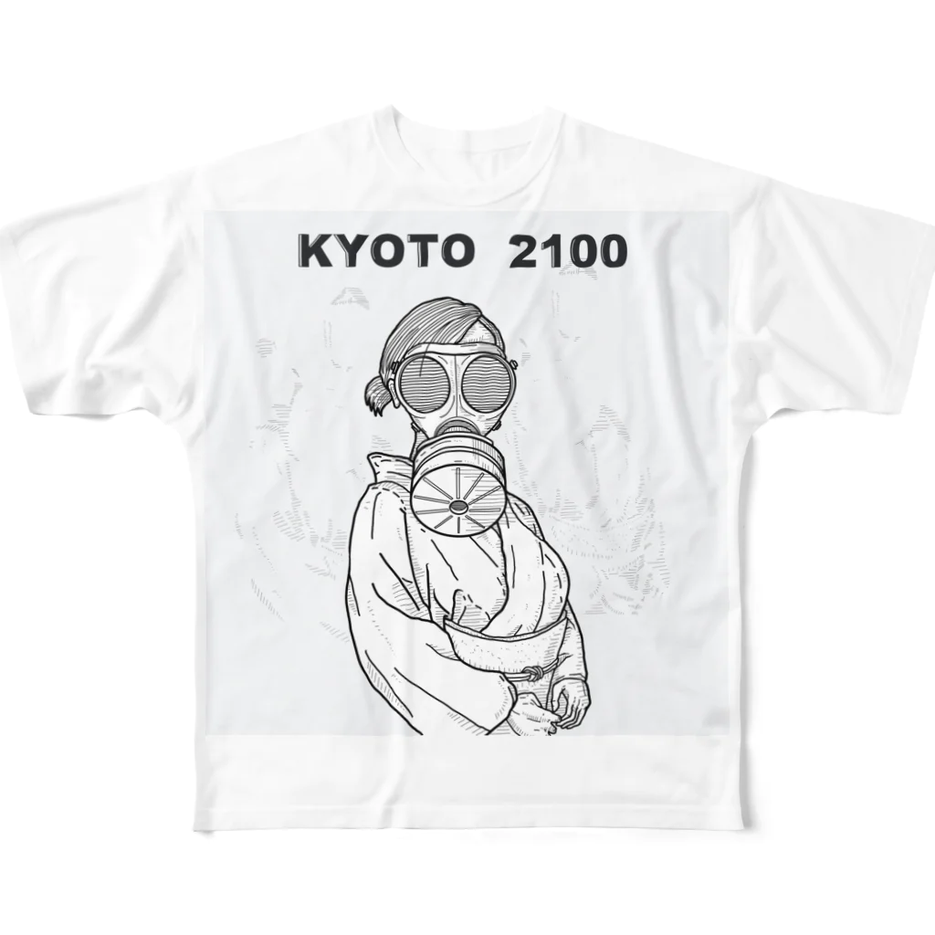 hachiのKYOTO 2100 W フルグラフィックTシャツ