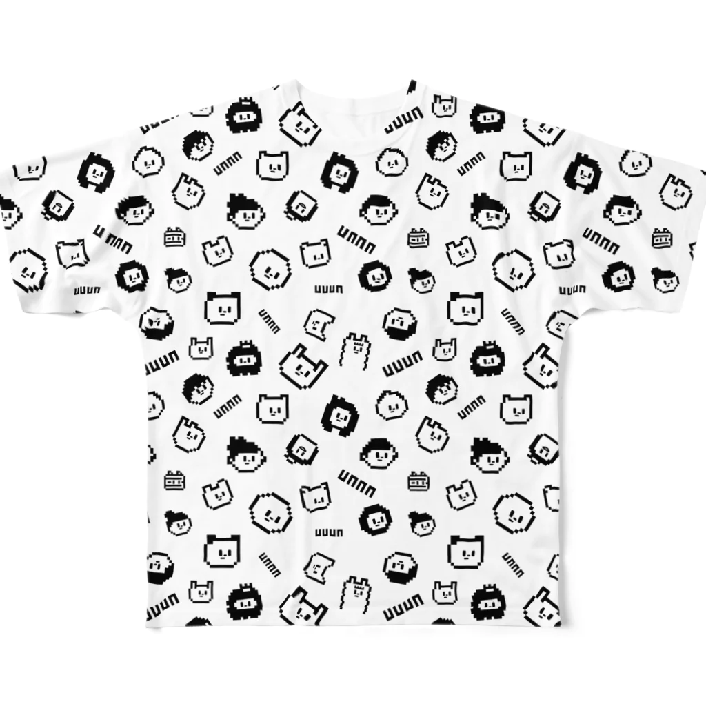 maruuunのuuunフルグラフィック All-Over Print T-Shirt