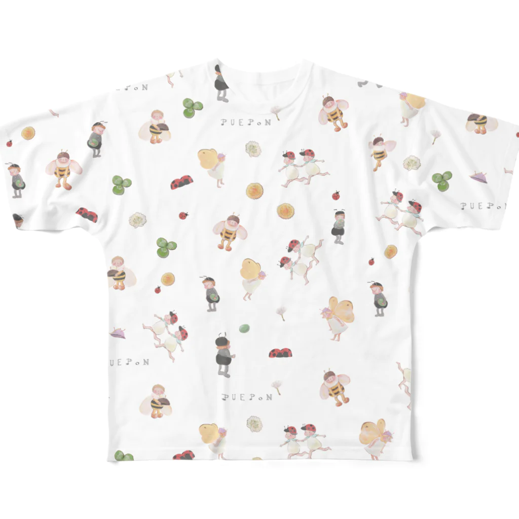 えりちゃんのむしむしTシャツ All-Over Print T-Shirt