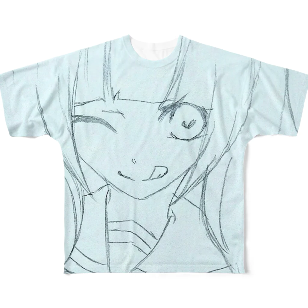 幻想真紅の少女A All-Over Print T-Shirt