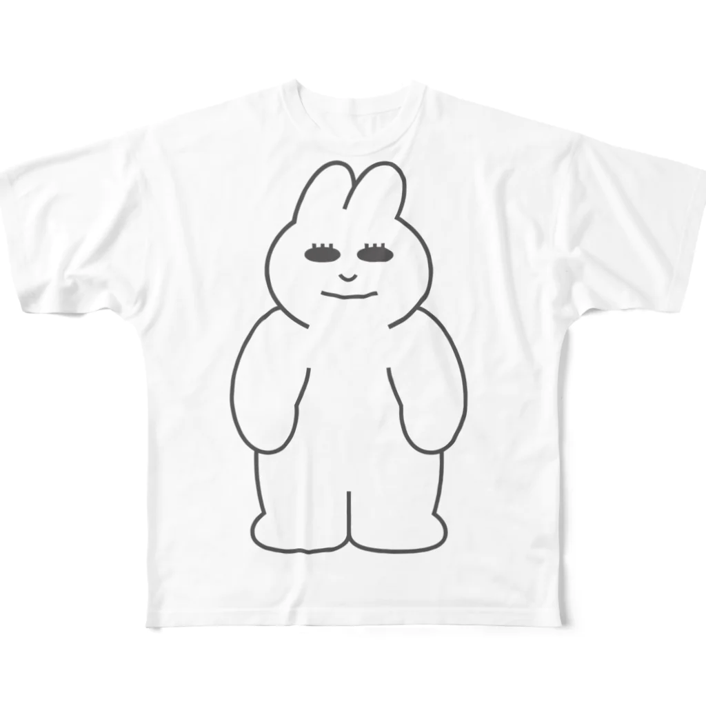 babumiのbabumi usagi All-Over Print T-Shirt