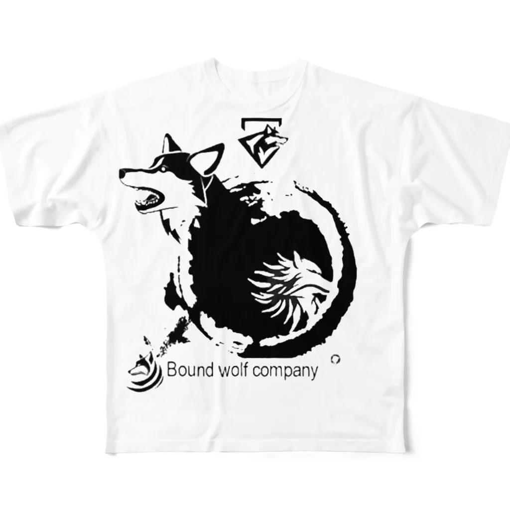 光学大佐　公式サイト【Bound  wolf company】の【公式】BOUND　WOLF　COMPANY　ロゴ入りグッズ フルグラフィックTシャツ