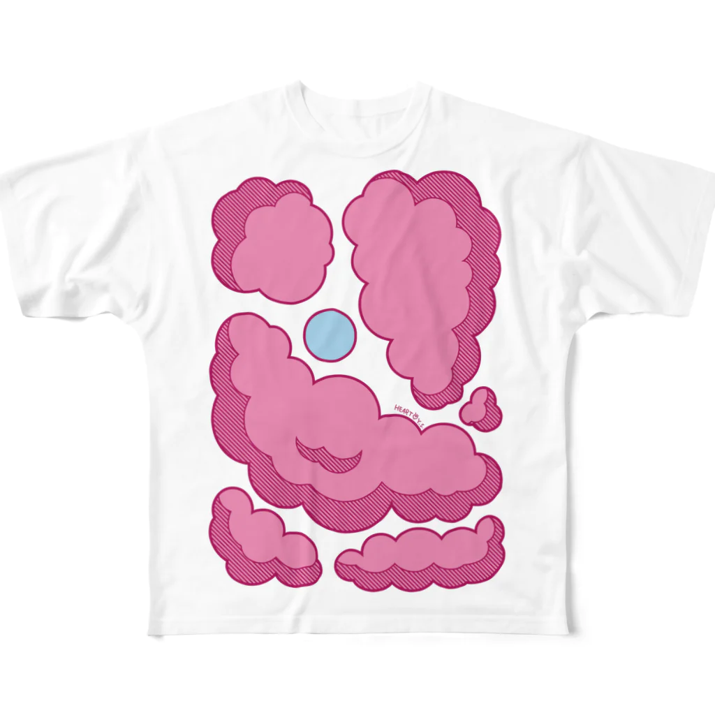 雲スタジオ (Studio Kumo)の朝、7時くらいの良さげな雲。 / Noice Morning Clouds All-Over Print T-Shirt