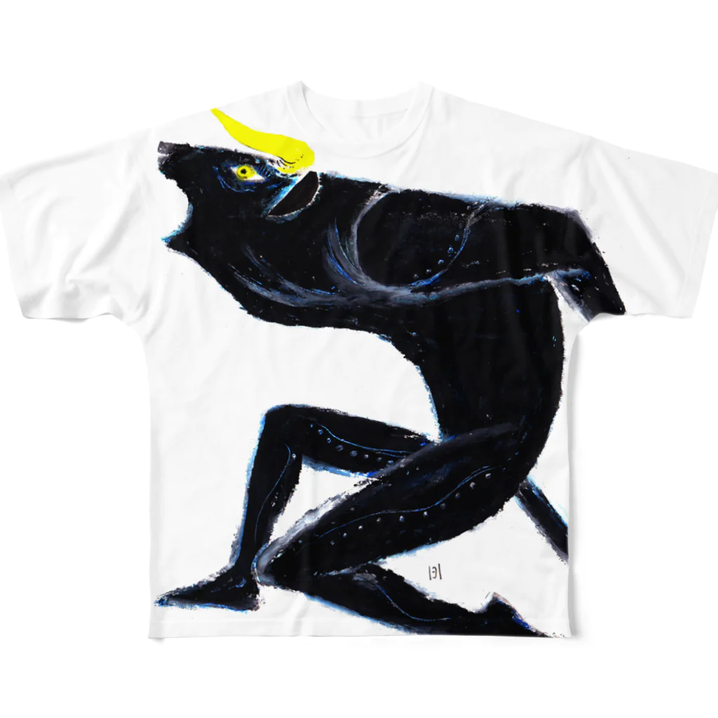 奥田久重のMinotaur All-Over Print T-Shirt