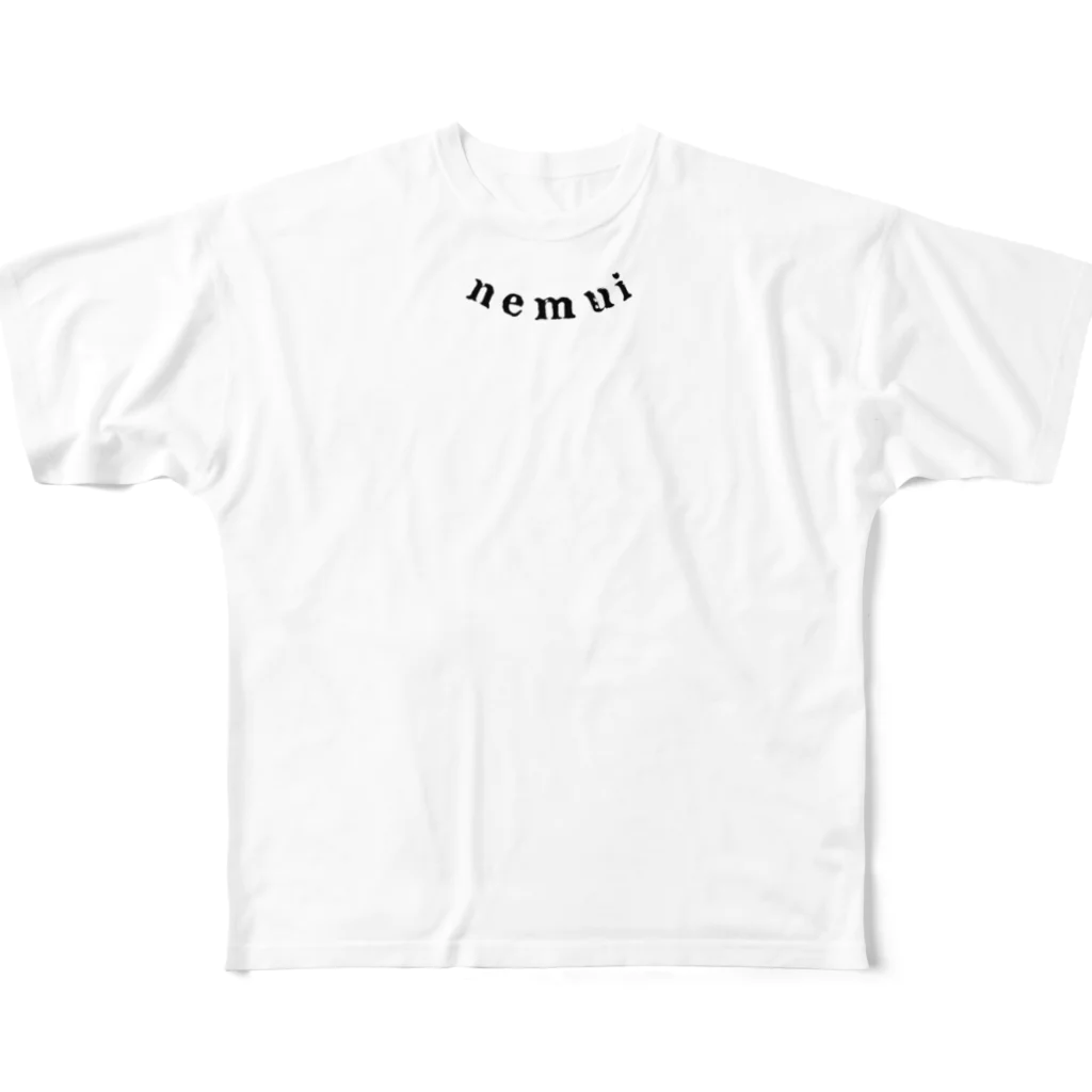 たぴおかの部屋の眠いトップス2 All-Over Print T-Shirt