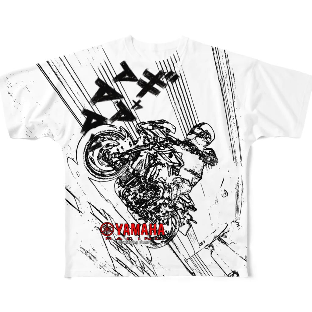 まつもとのバイクTシャツ All-Over Print T-Shirt