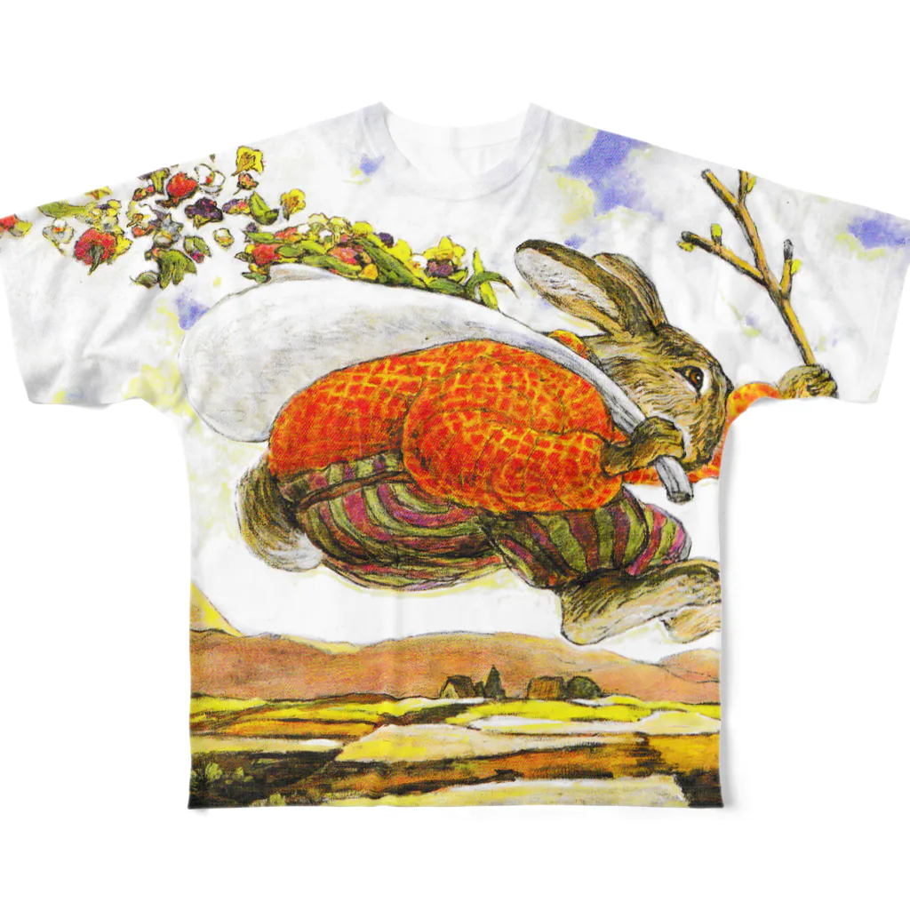 心の森ミュージアム　遊童館の早春 All-Over Print T-Shirt