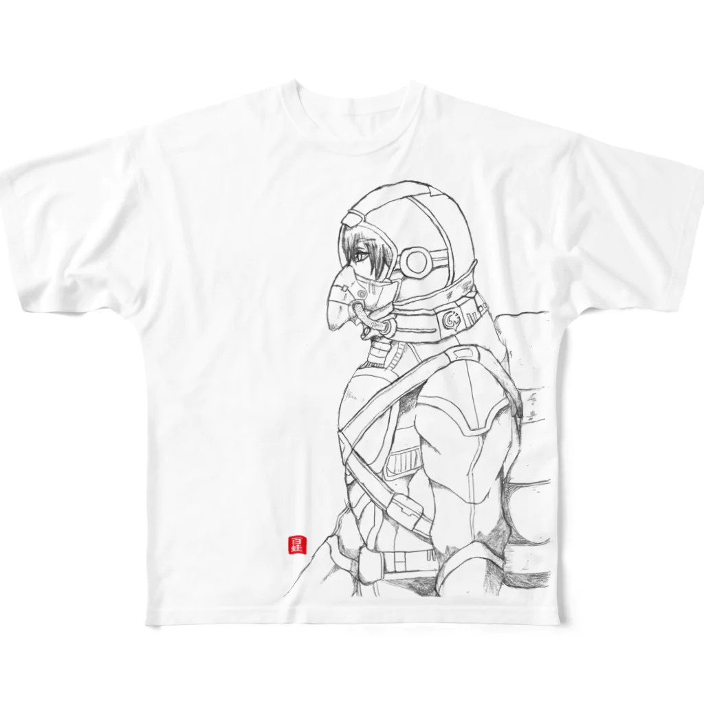 MOMO and MAMAのResearcher 01 All-Over Print T-Shirt