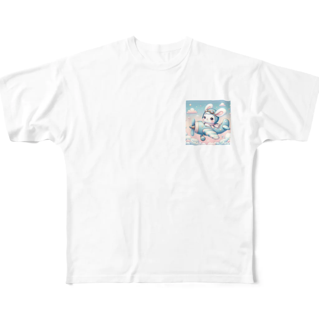 かわいいキャラクター・キュートパイロットのCUTIE PILOT MIMIE フルグラフィックTシャツ