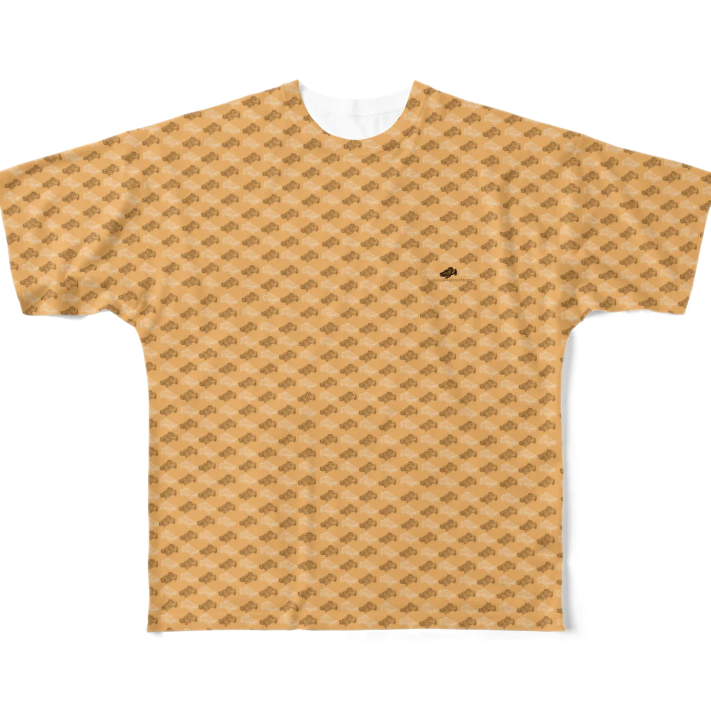 もえかい屋のBarbourula柄(S) フルグラフィックTシャツ