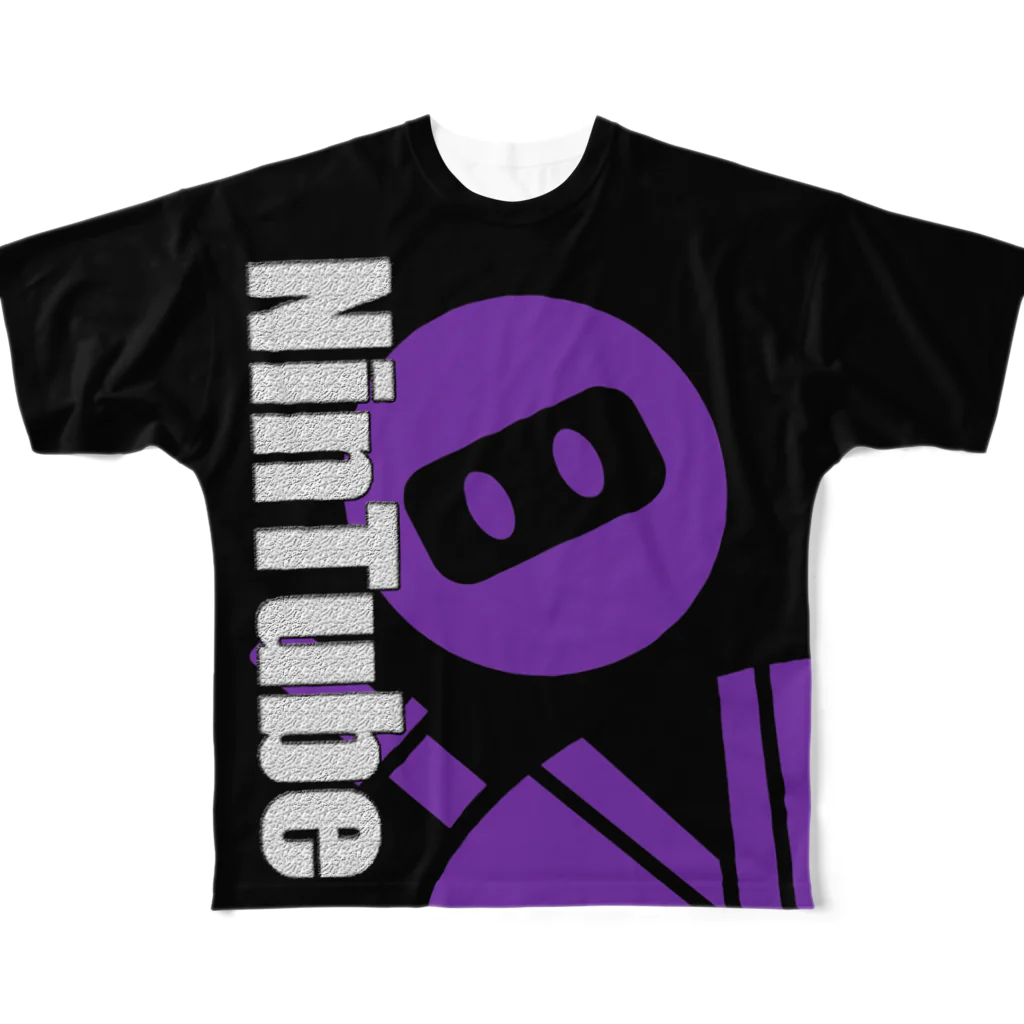 NinTubeのNinTubeBIGMAN Tシャツ All-Over Print T-Shirt