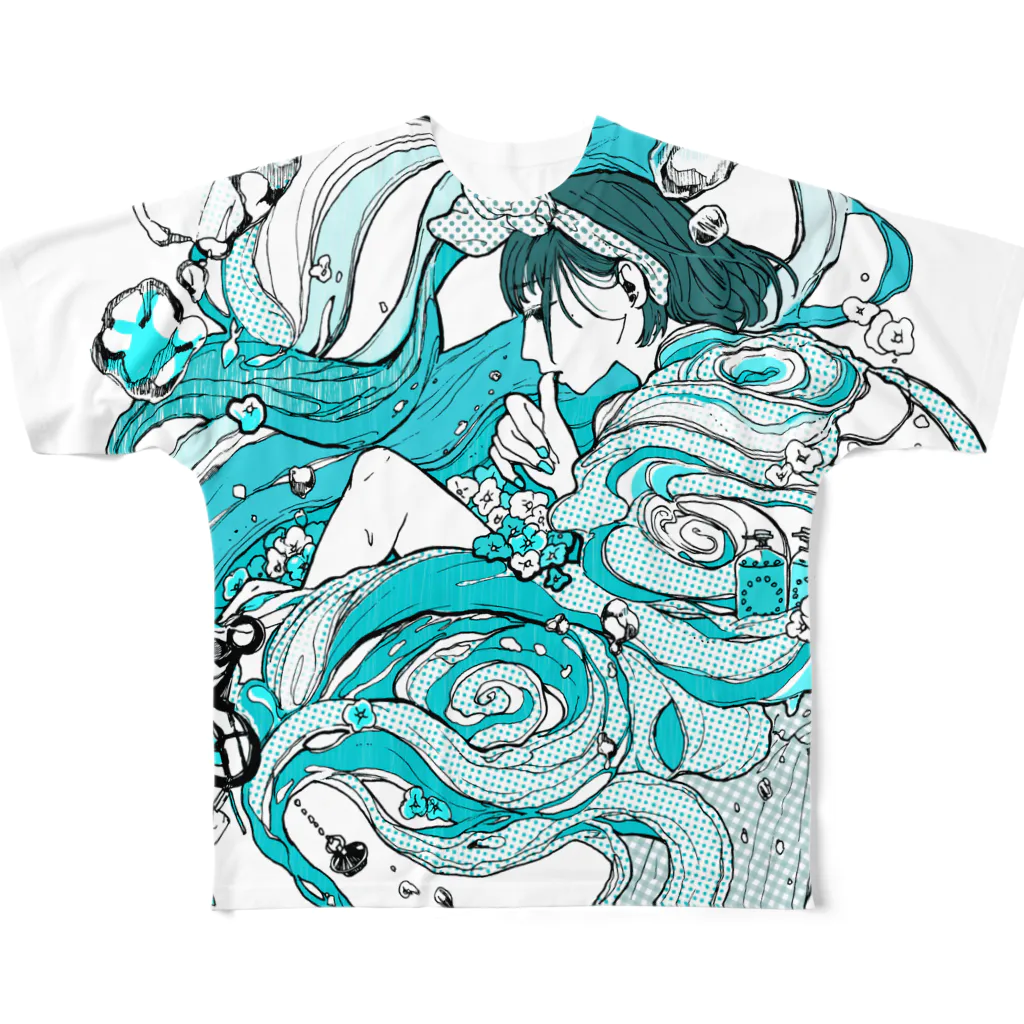 愛乃噓子のawa All-Over Print T-Shirt