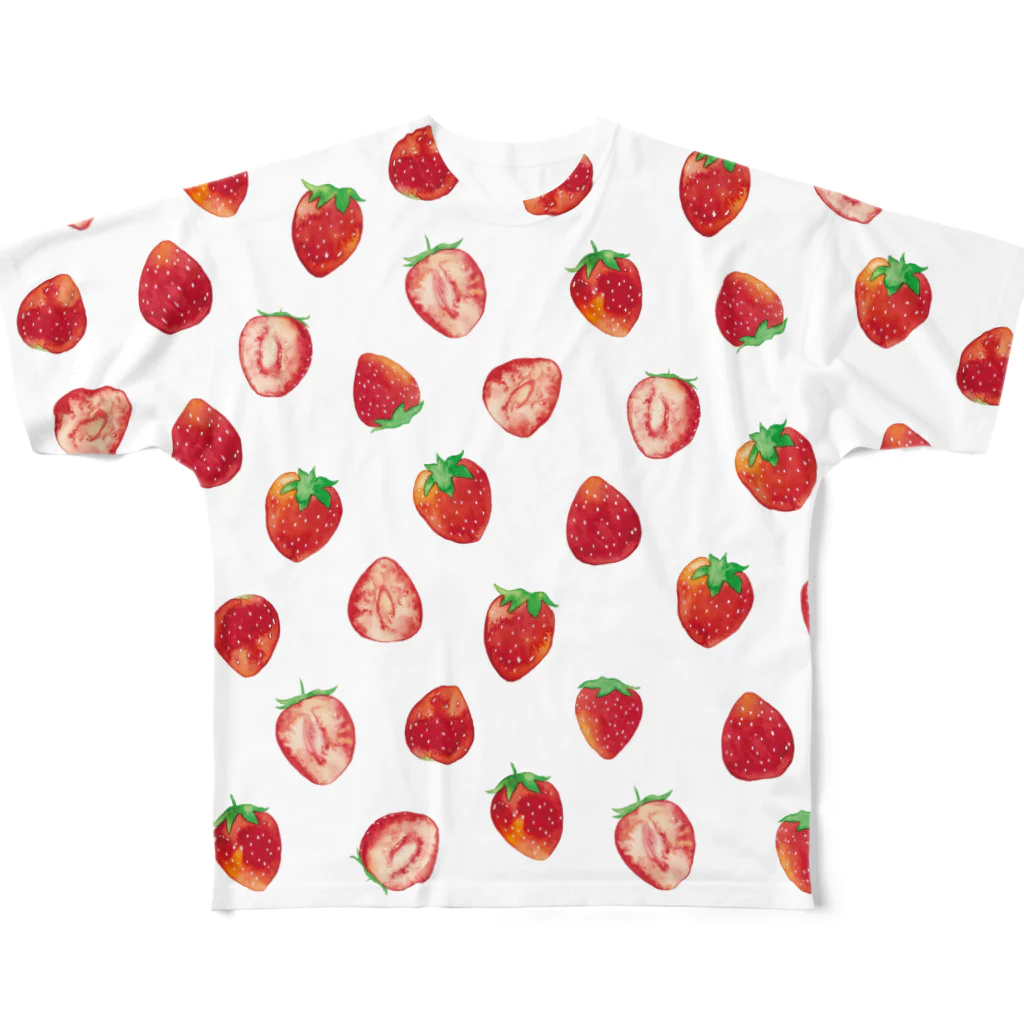 さとろくのいちごT All-Over Print T-Shirt