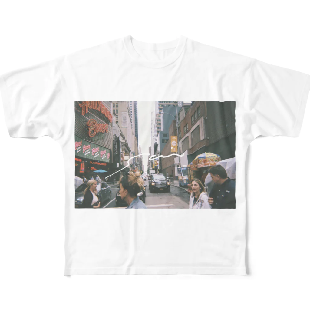 kokonotsuのin NY フルグラフィックTシャツ