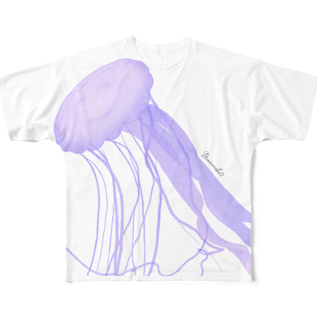 Medusasのあまくさくらげ フルグラフィックTシャツ