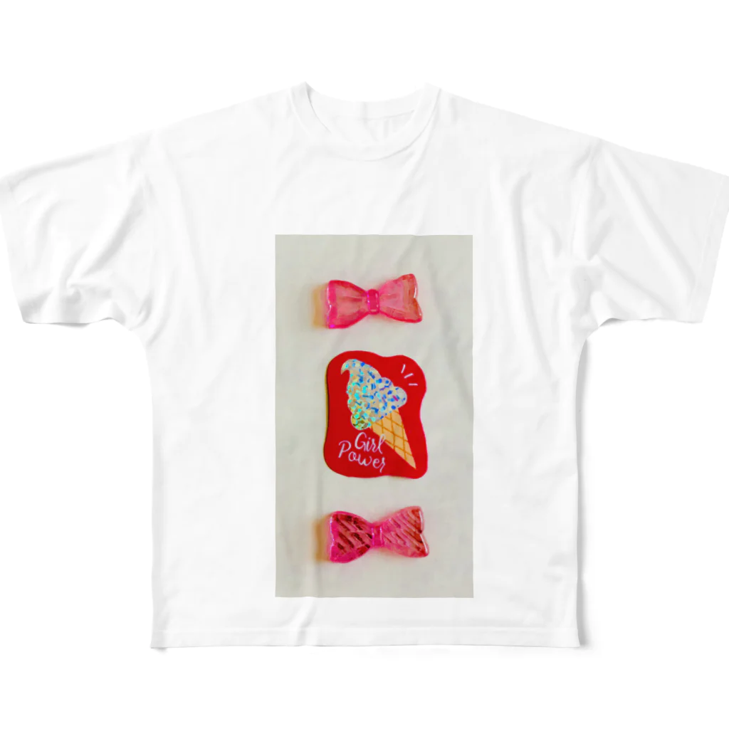 Ｓakuraroomのかわいいピンクたち All-Over Print T-Shirt