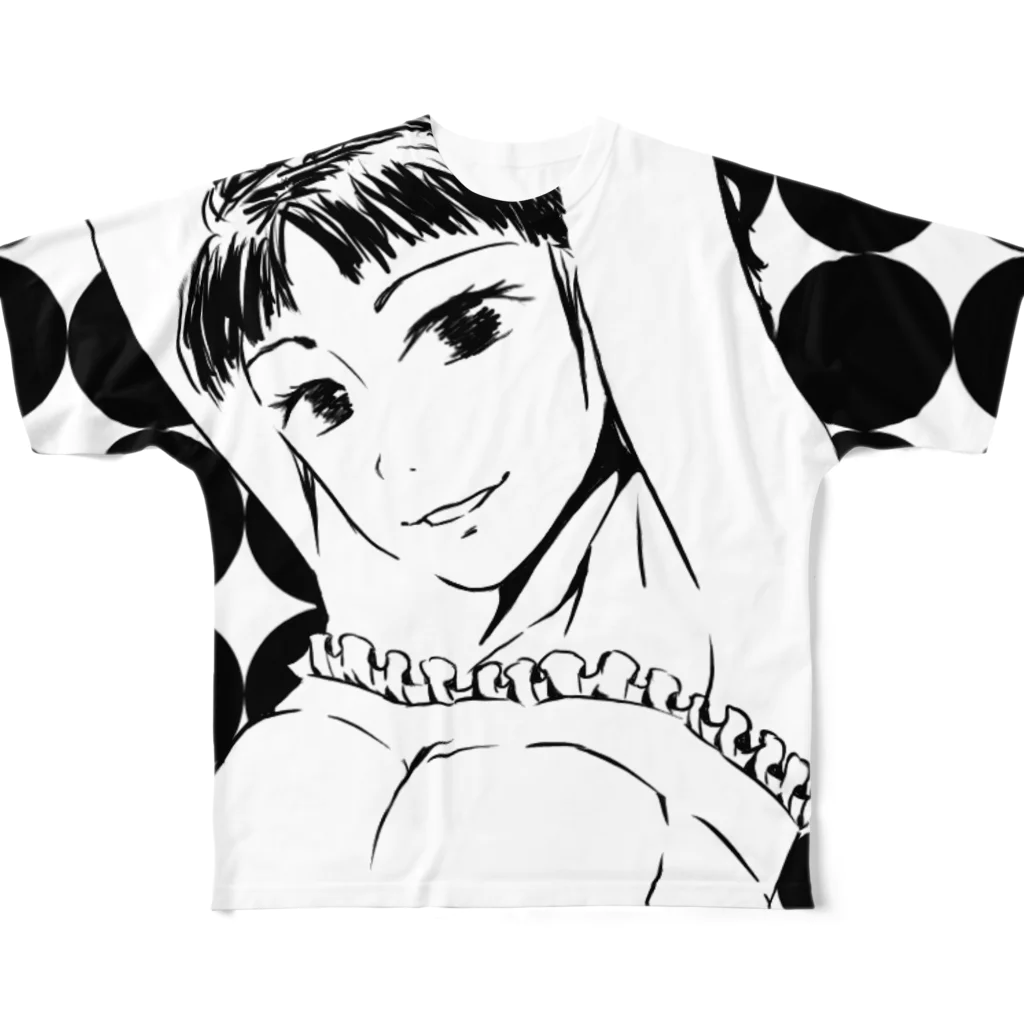 XREのドットなおんなのこ All-Over Print T-Shirt