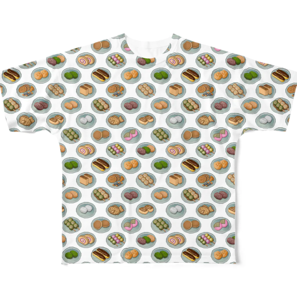 猫と釣り人のOkashi_FB_1 All-Over Print T-Shirt