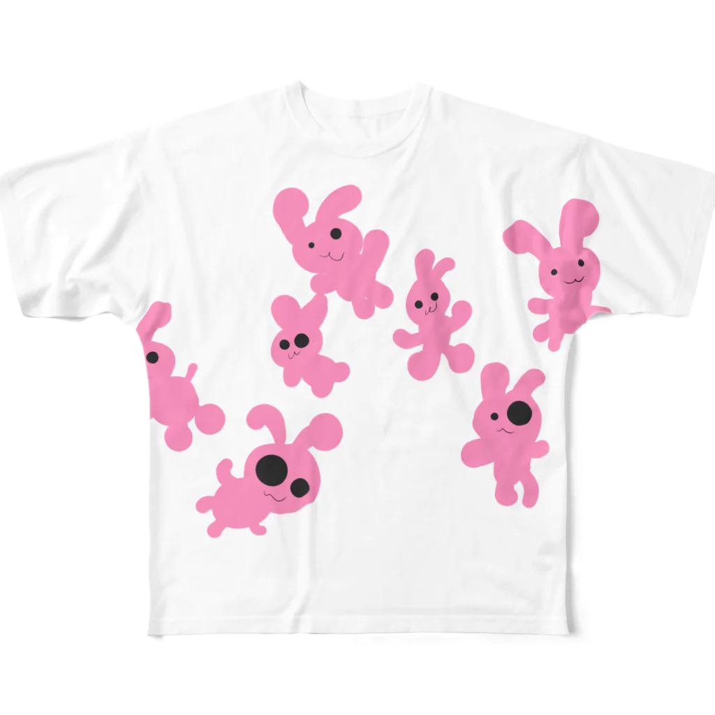 CAMEOのRabbit All-Over Print T-Shirt