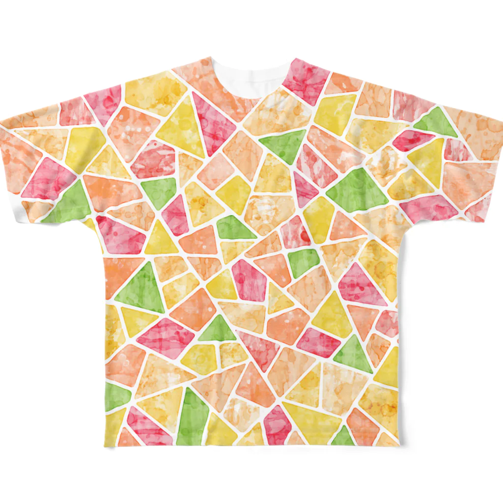 Canon3Rの水彩タイル3 All-Over Print T-Shirt