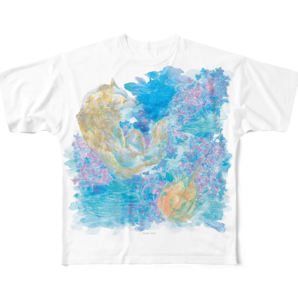 made blueのRAIN All-Over Print T-Shirt