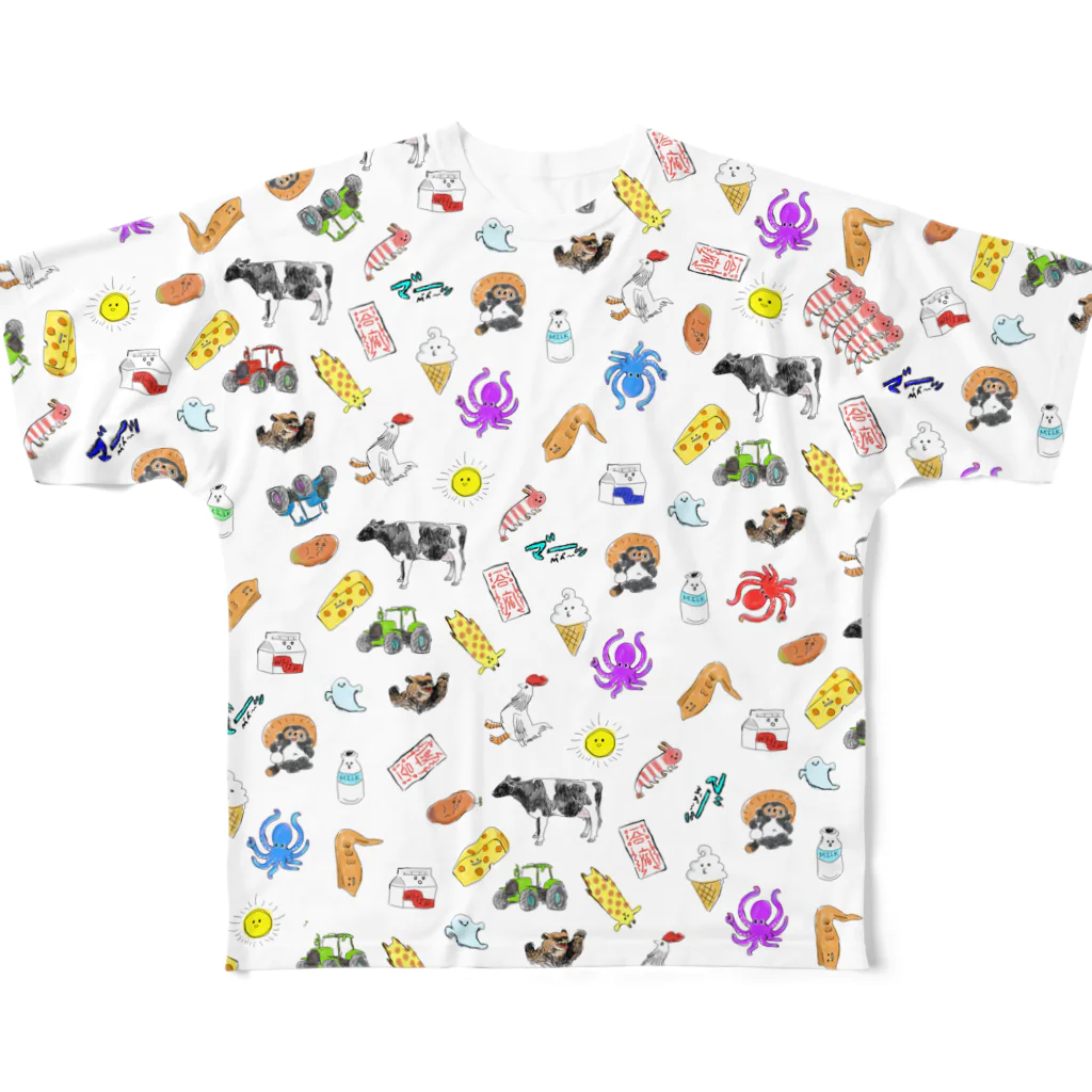 のりこ茶番ショップのいってらっしゃい３ All-Over Print T-Shirt