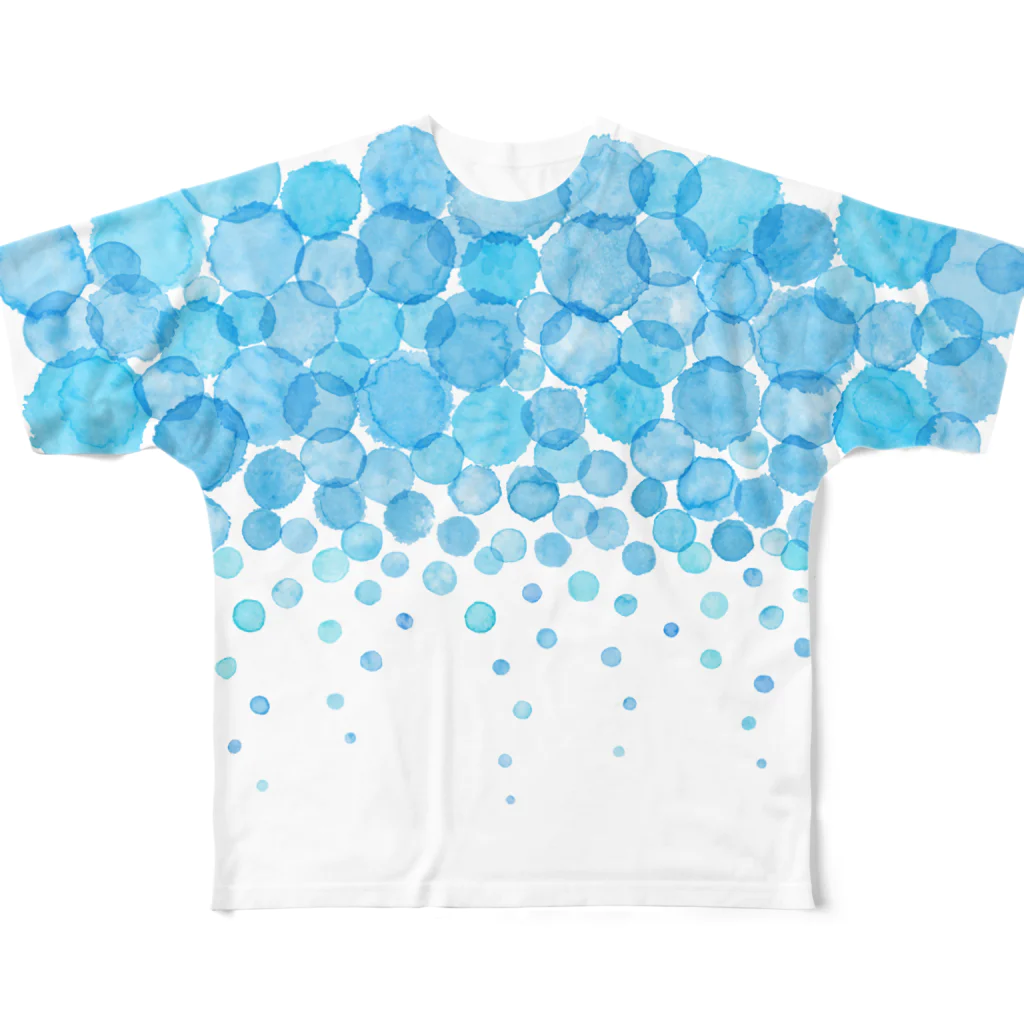 Canon3Rの水彩　泡1 All-Over Print T-Shirt