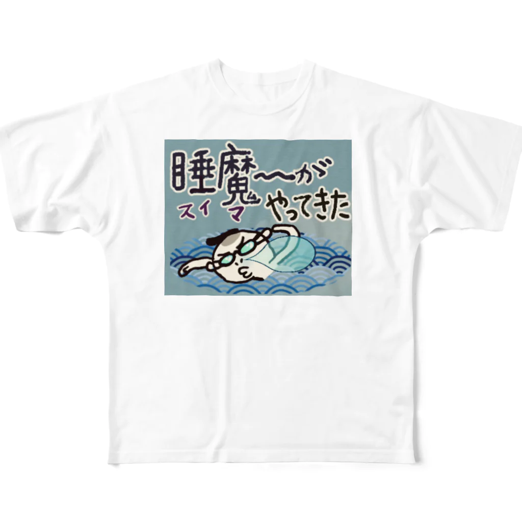 MedicalKUNの睡魔のOSAMURAI-CHAN フルグラフィックTシャツ