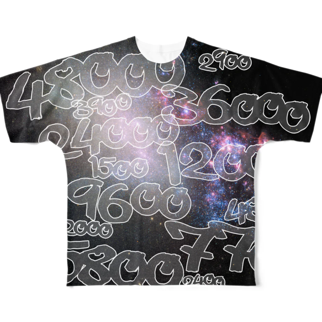 #wlmのPOINTS OYABAN galaxy All-Over Print T-Shirt