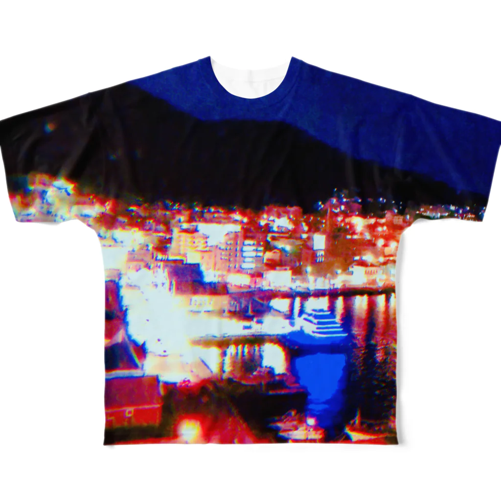 MedicalKUNの夜景★ビビッドカラー！ All-Over Print T-Shirt