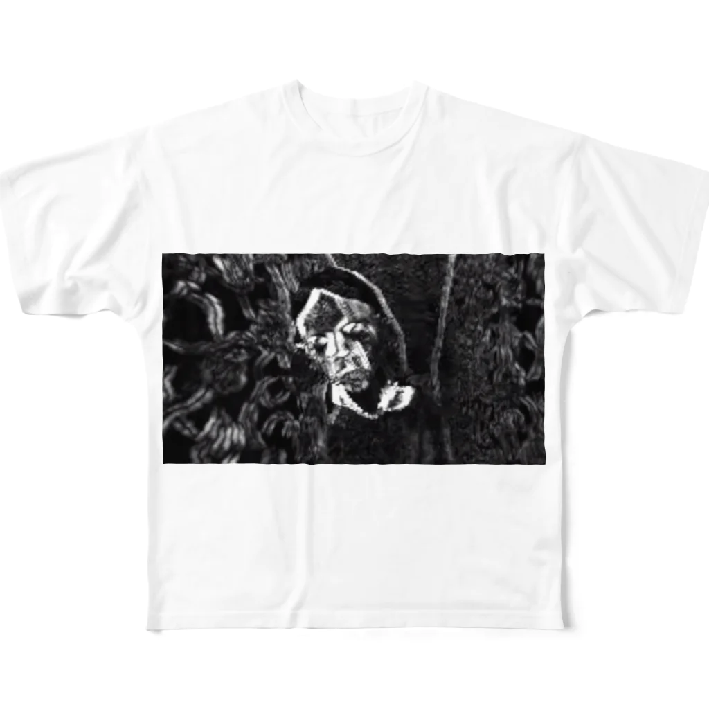 ネグレクト大吟醸のSAD SATAN フルグラフィックTシャツ