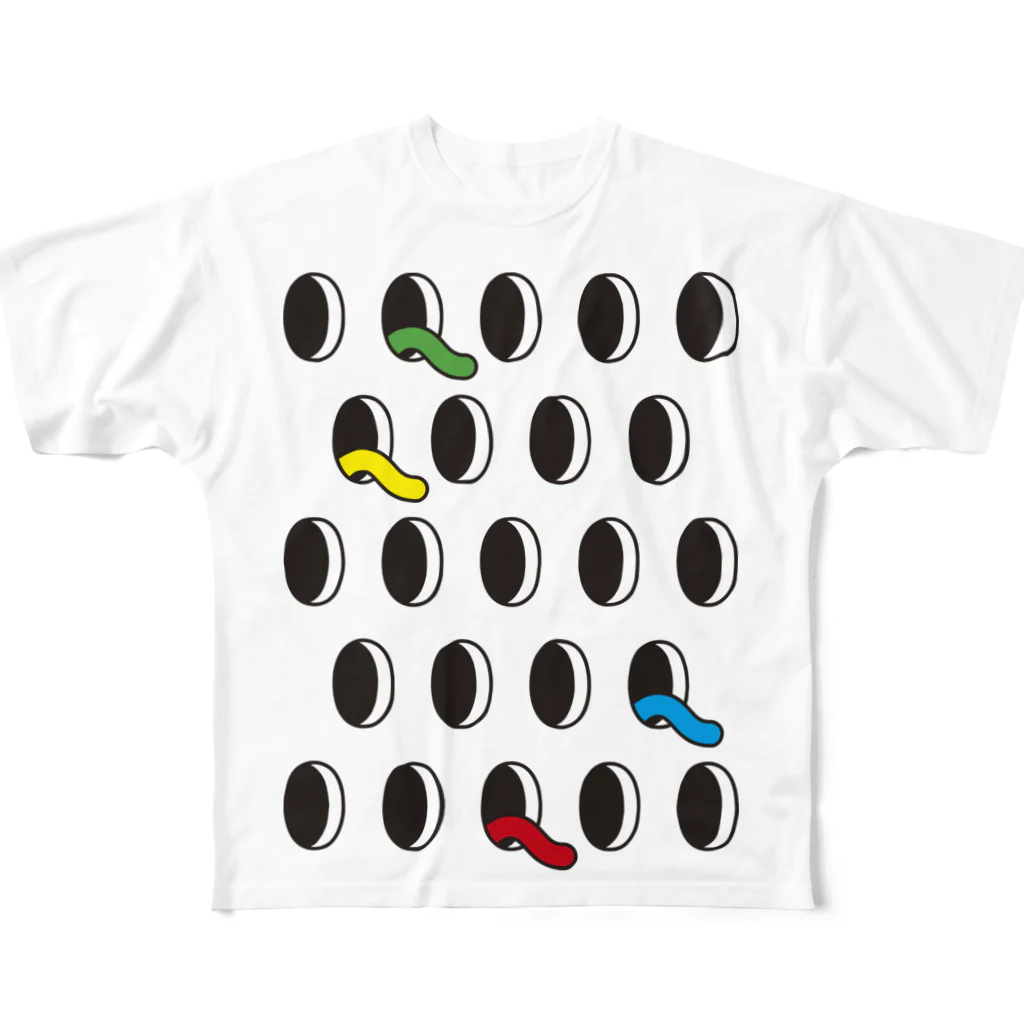 tnck-designのオー・キュー フルグラフィックTシャツ