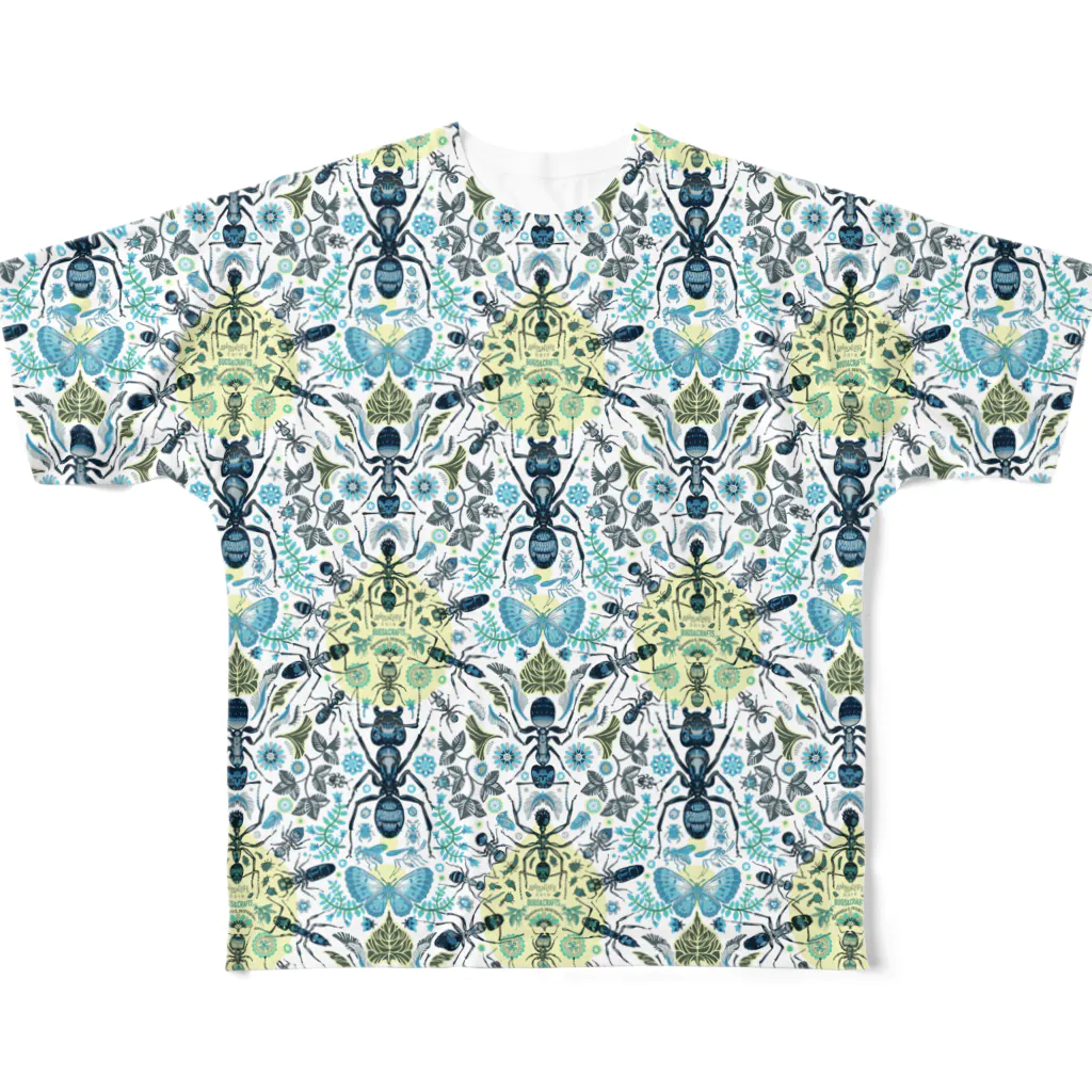 TETETEN SHOPのBUGS & CRAFTS 001 All-Over Print T-Shirt