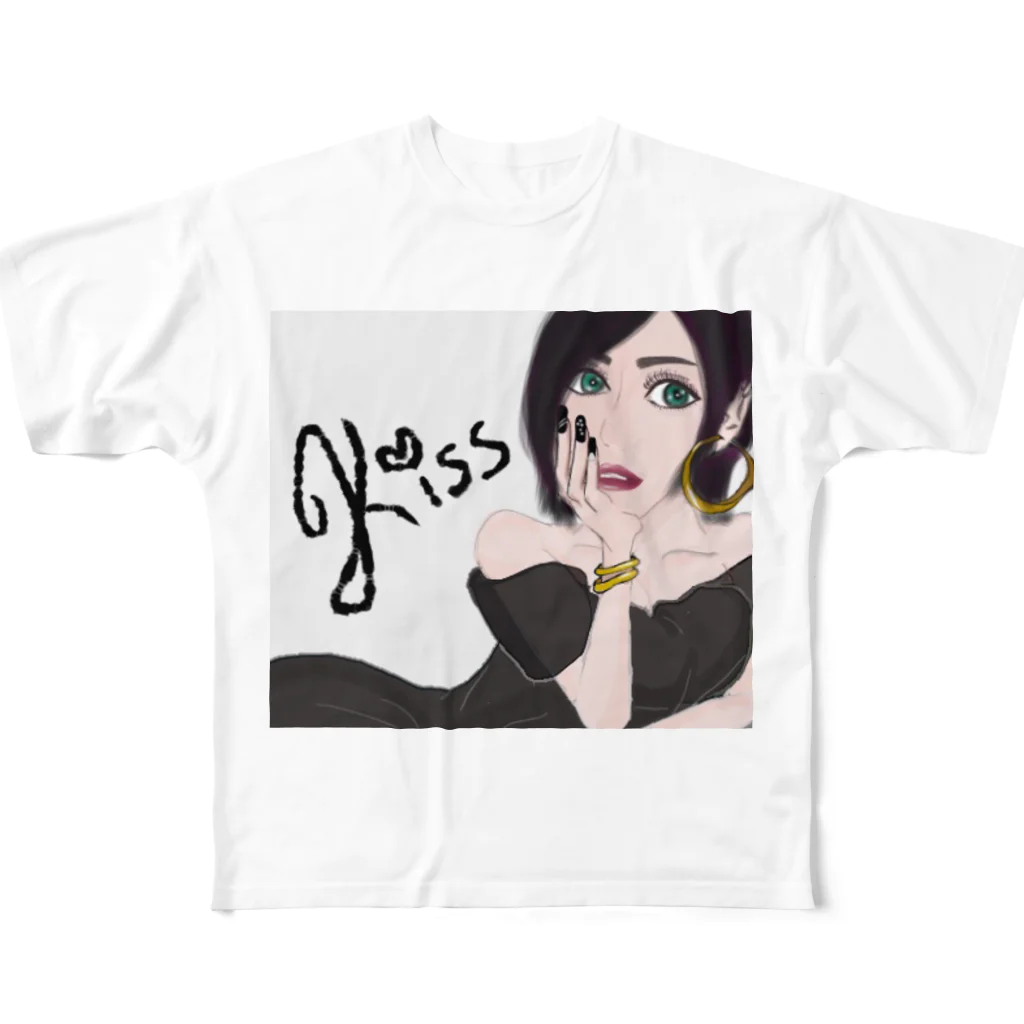 きんときのショップのkiss All-Over Print T-Shirt