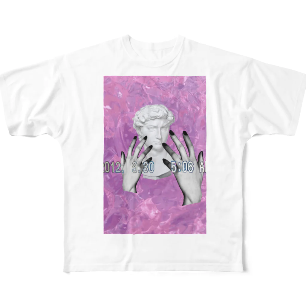 momohamのvaporwave? フルグラフィックTシャツ