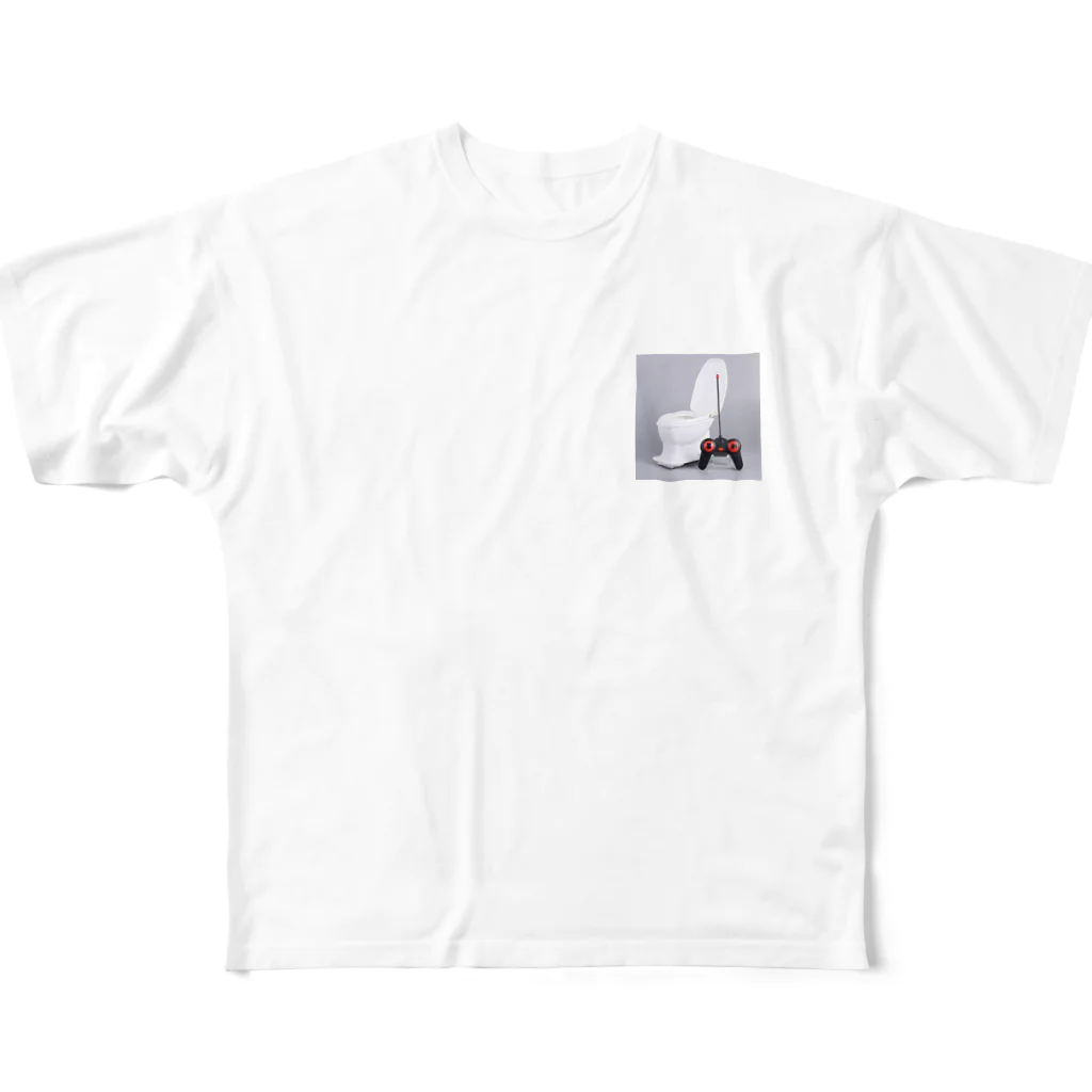 poggの移動式トイレ All-Over Print T-Shirt