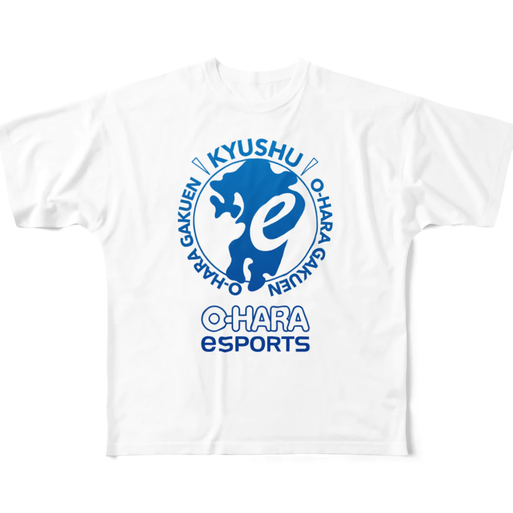 大原学園 福岡校 eスポーツ部のeスポーツ大原九州 All-Over Print T-Shirt