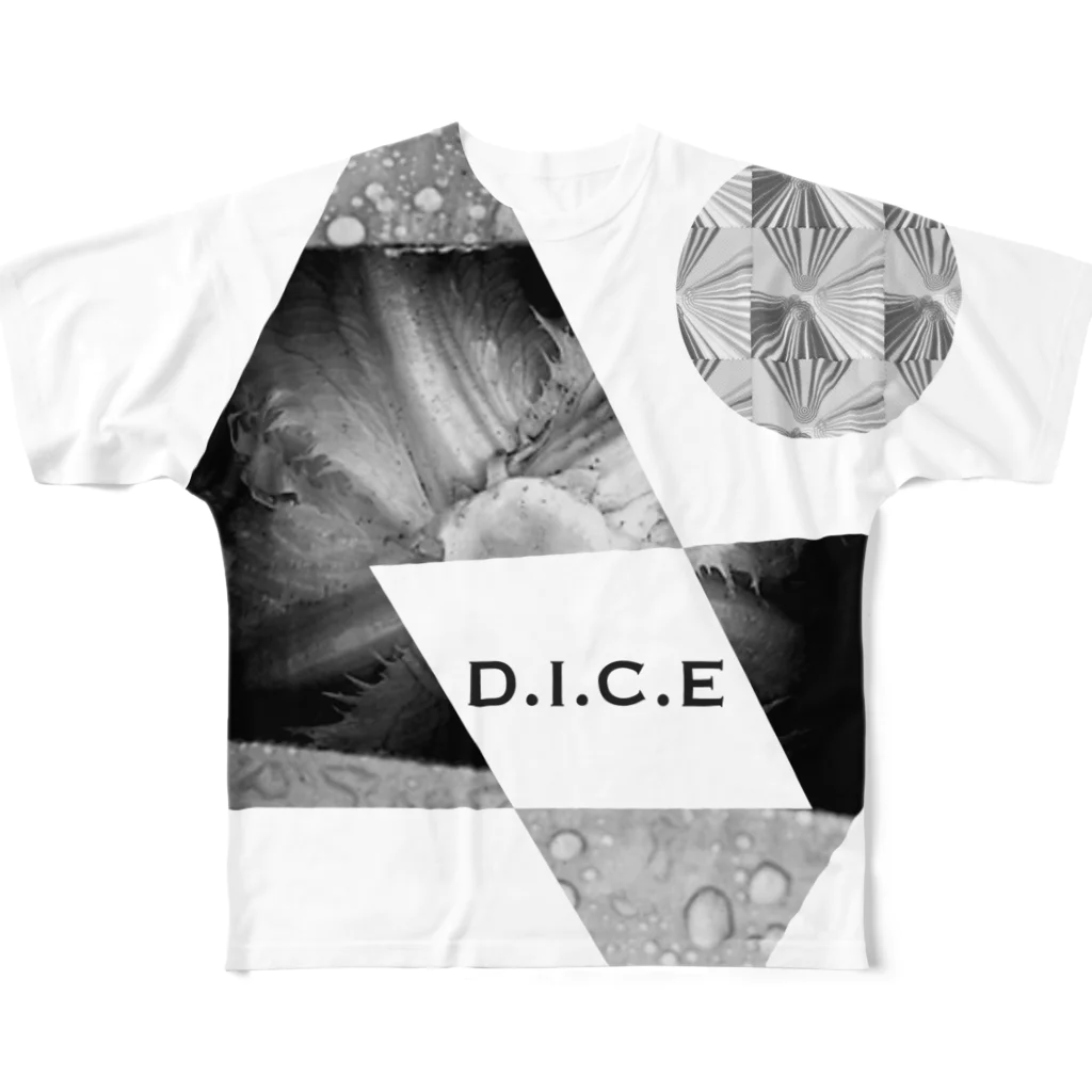 D.I.C.E productsのDELTA GRAPHIC All-Over Print T-Shirt