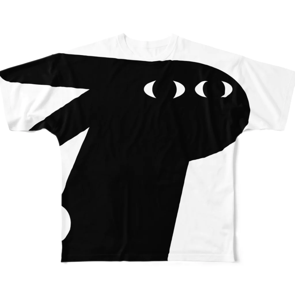 オ ザ むのANIMALシリーズ　うさぎ All-Over Print T-Shirt