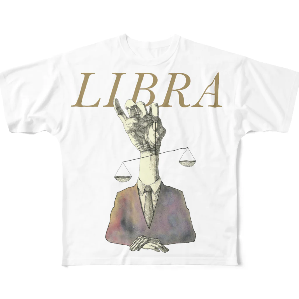 ITO KのLibra フルグラフィックTシャツ