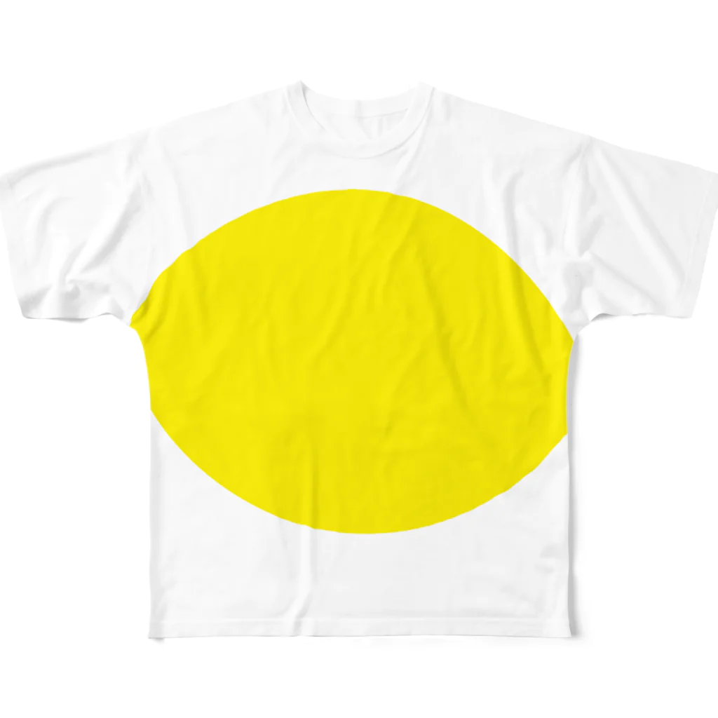 インターネットショッピングのレモン フルグラフィックTシャツ