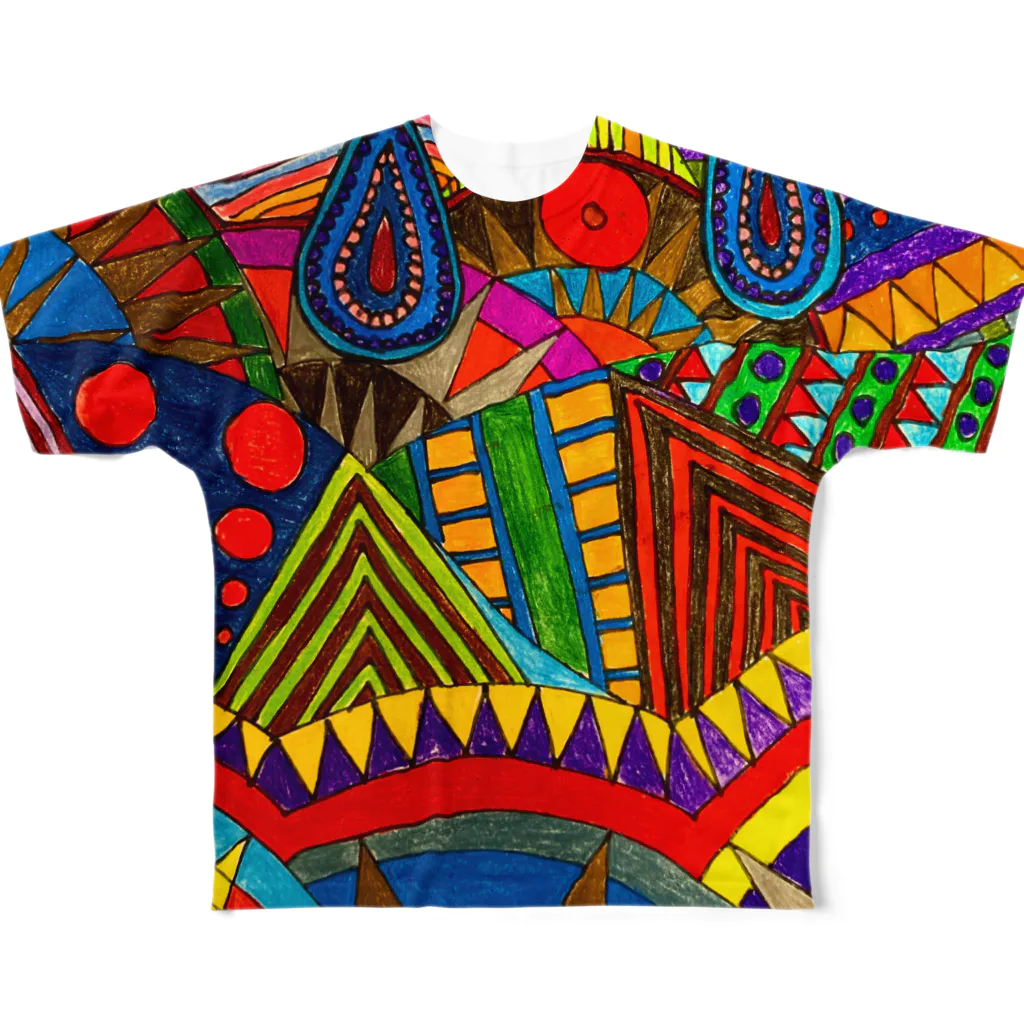 ぴーやのThe world All-Over Print T-Shirt