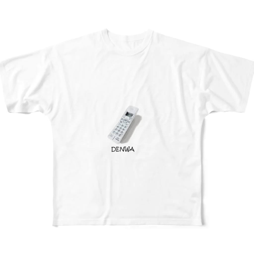 kiitos (雑貨屋キートス)のThe DENWA フルグラフィックTシャツ