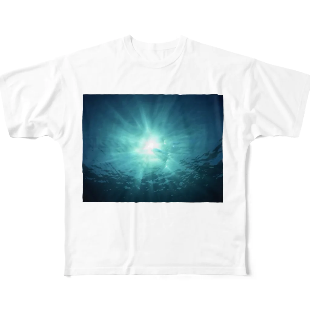 Tadokoroの水中から見上げる All-Over Print T-Shirt