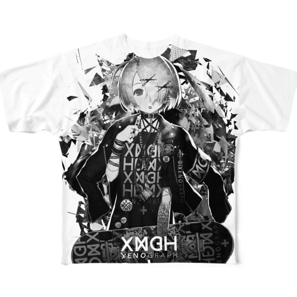 XENOGRAPHのXNGH_G_01 フルグラフィックTシャツ