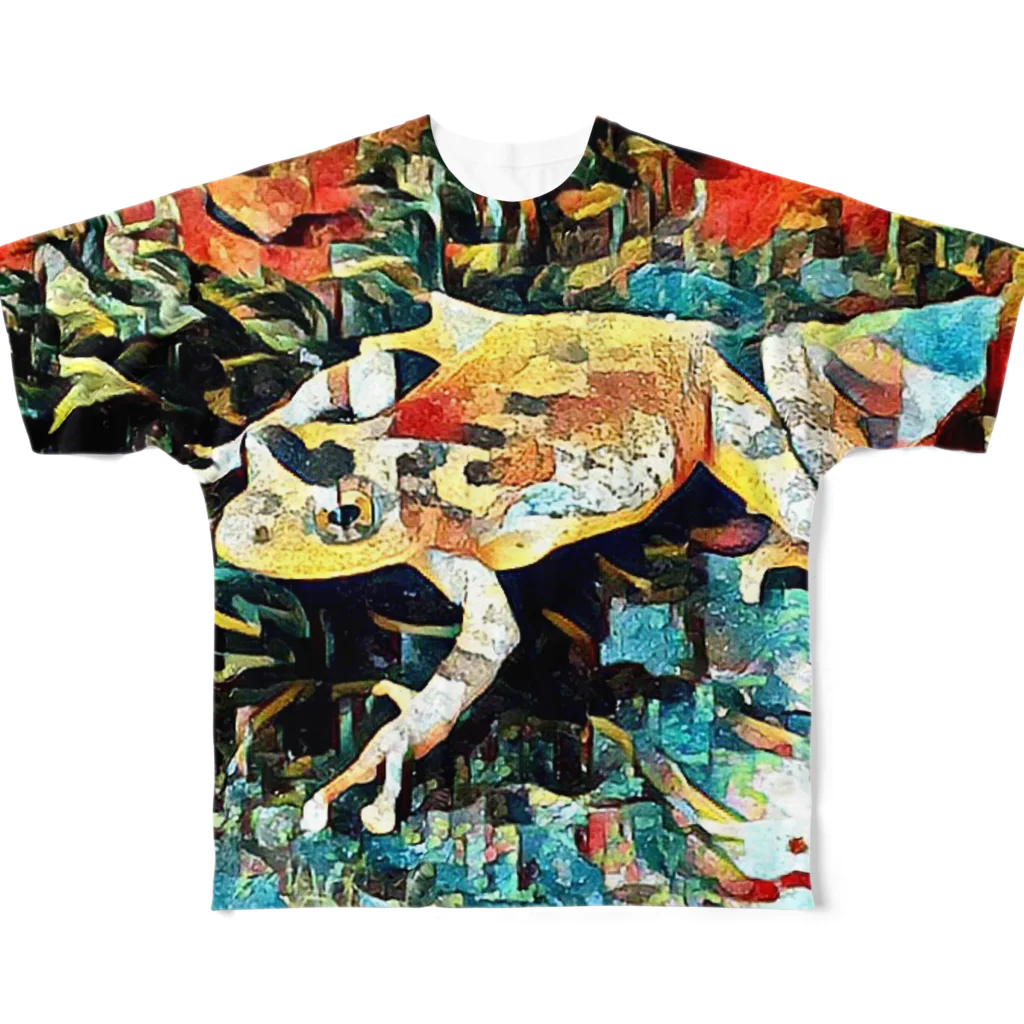 Fantastic FrogのFantastic Frog -Plein Air Version- All-Over Print T-Shirt