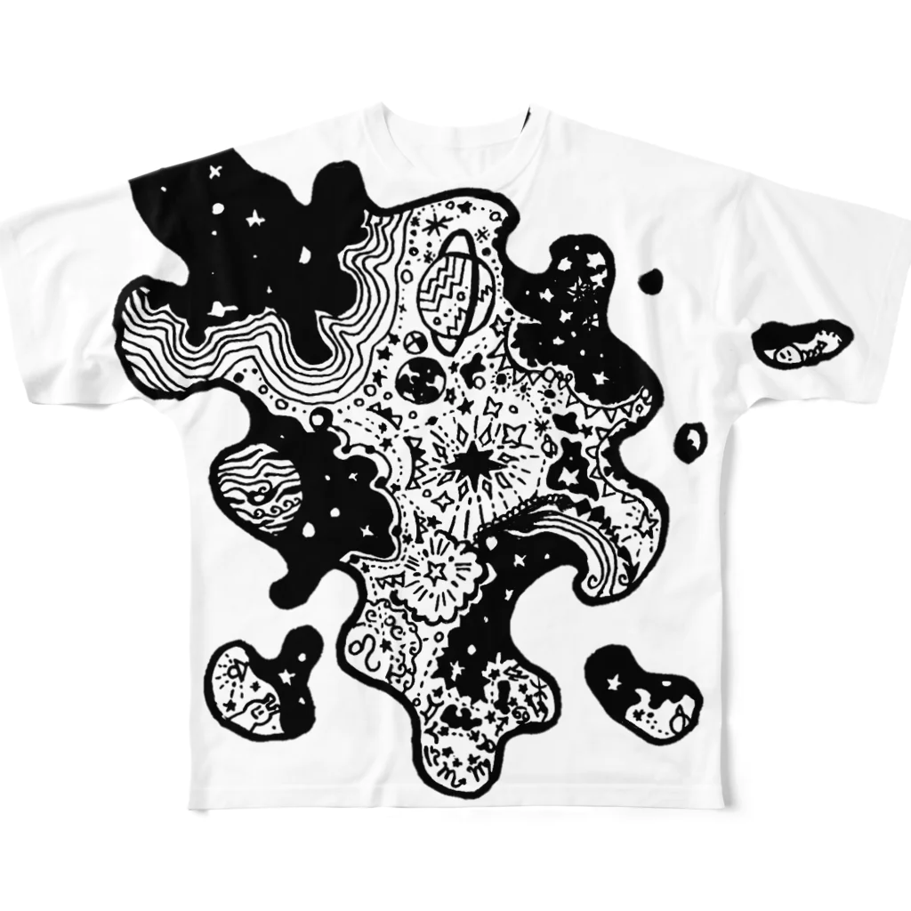 アトリエ･グリッターの特異点 All-Over Print T-Shirt